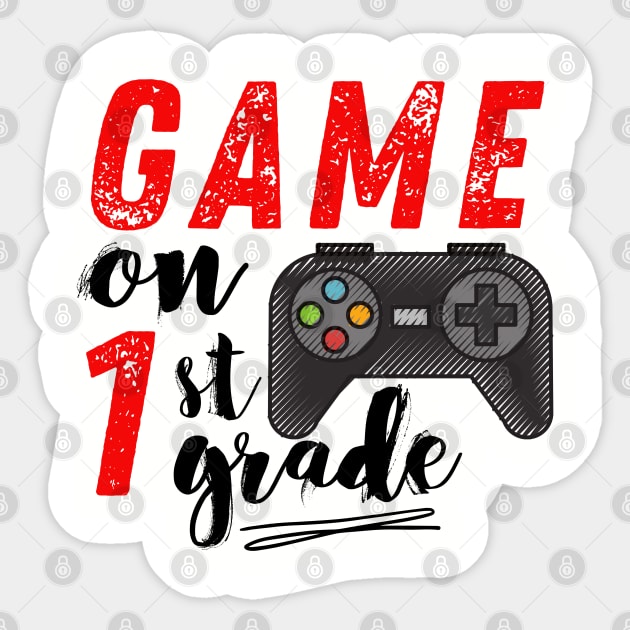 Game On 1st Grade Back to School Sticker by MalibuSun